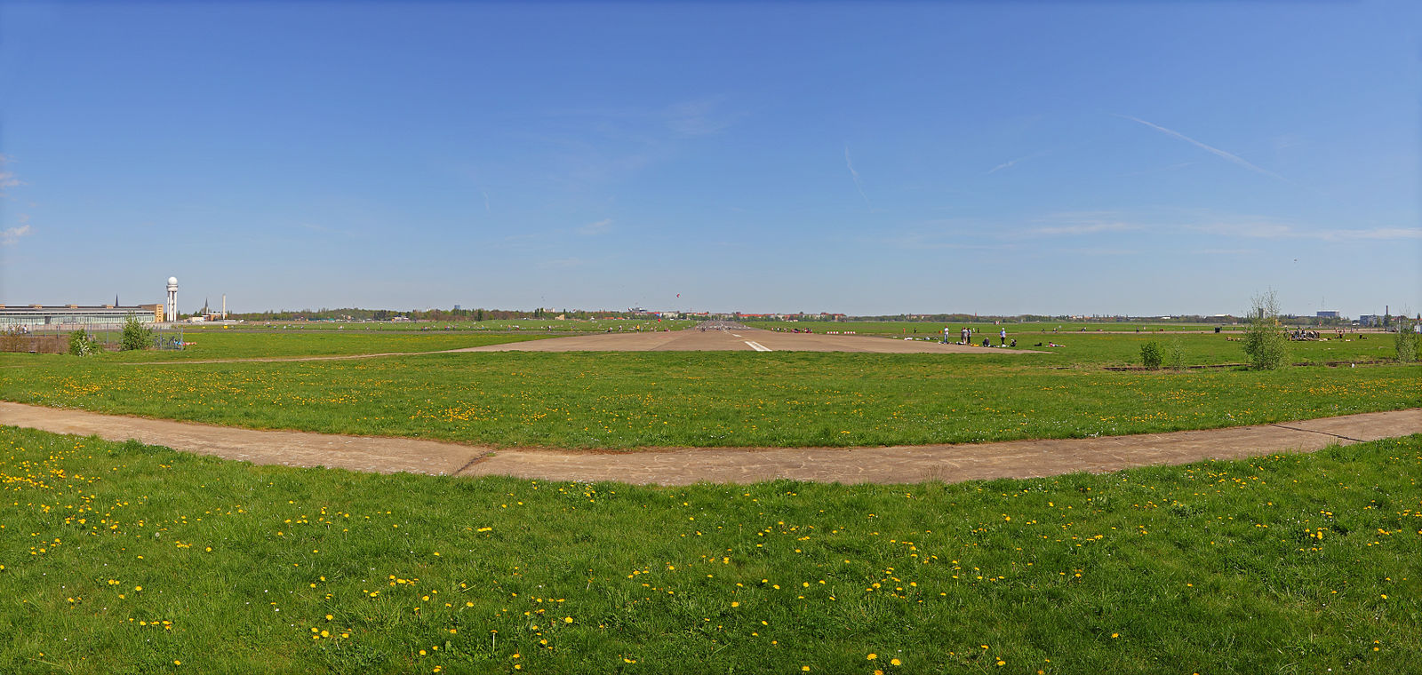 Das Tempelhofer Feld in Berlin